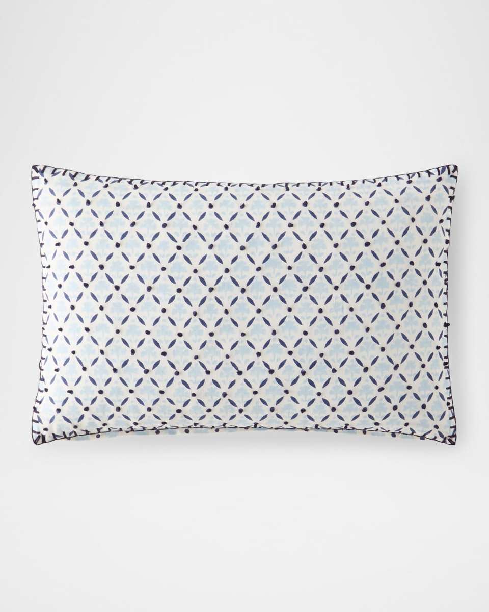 Sanya Indigo Kidney Pillow, 12" x 18"